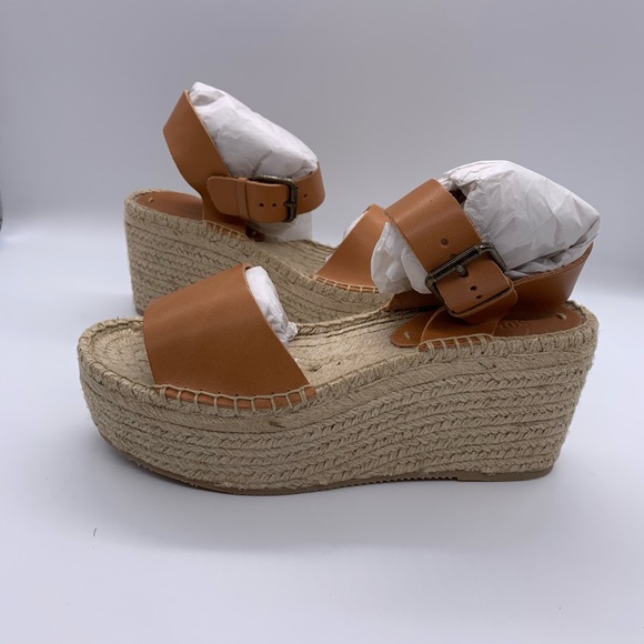 Soludos Minorca Leather Wedge High Platform - Picture 3 of 7